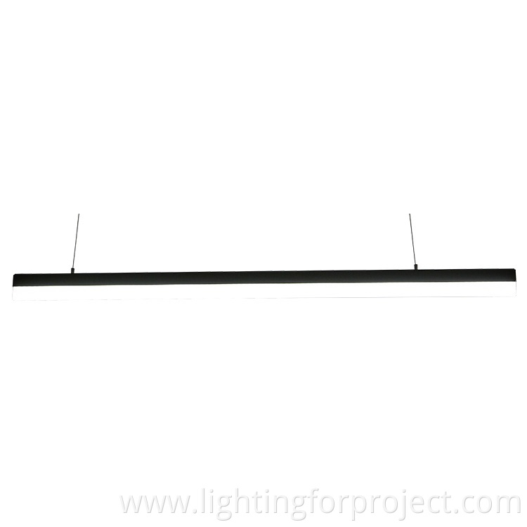 Acrylic suspended linear light 1200Mm 4Ft Ip33 led linear light 28w for indoor lighting